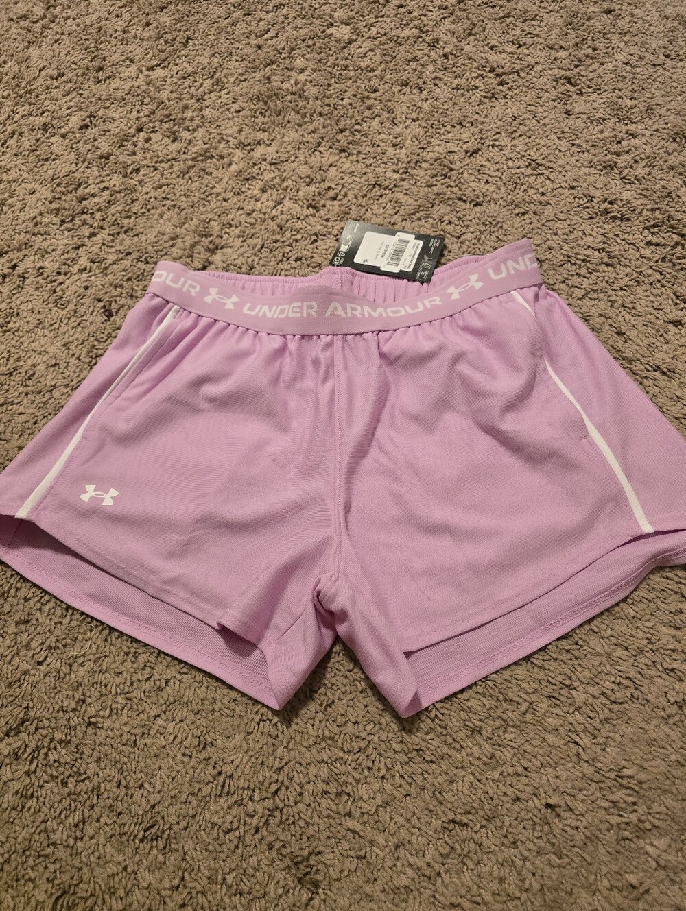 NWT Under Armour Play Up 3.0 Shorts Size XS - Pink AVY